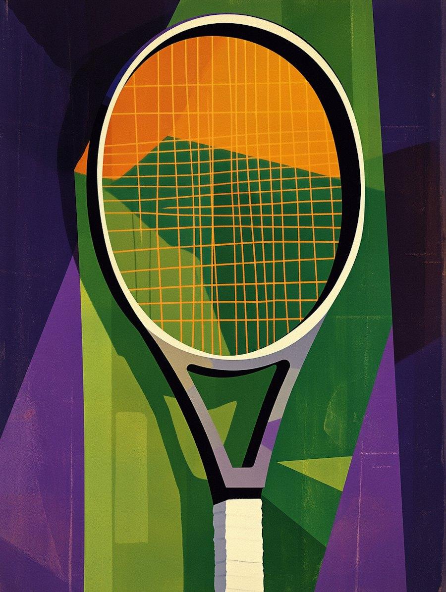 Illustration of a racket